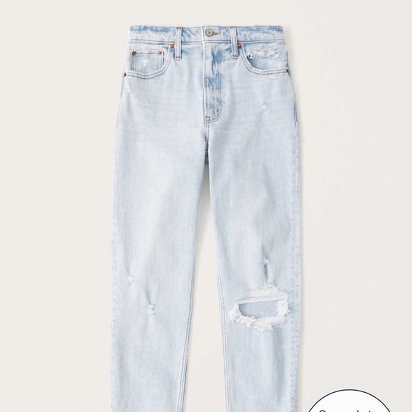 Abercrombie & Fitch Denim - Abercrombie distressed Curve Love Jeans